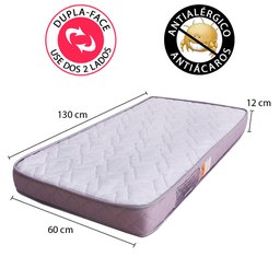 Colchão Berço BF Espuma Selada Conforto D18 130x60x12cm Antialérgico -  - 2