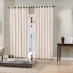 Cortina de Blackout e Voil 2,60m X 1,70m Pratika Lisa Bella Janela - Areia - 1