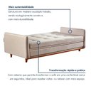 Ver imagem 6 de Sofá Cama Baú 210cm Íris Linho