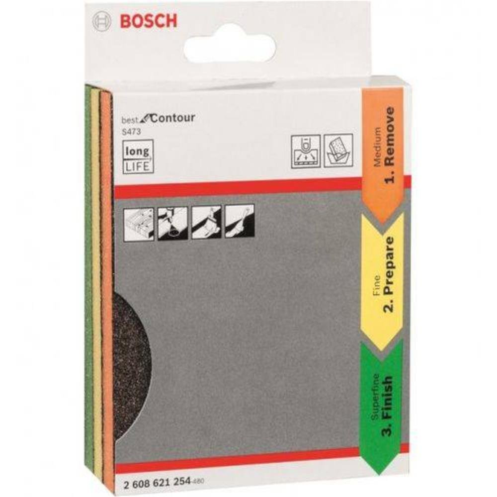 Kit de 3 Esponjas Best For Contour (M/F/SF)- 2608.621.254-000 - BOSCH - 3