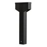 Poste Balizador Luminária Jardim 2 Focos Preto P/ GU10 MR11 ST2767 - 5