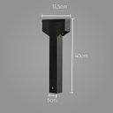 Ver imagem 2 de Poste Balizador Luminária Jardim 2 Focos Preto P/ GU10 MR11 ST2767