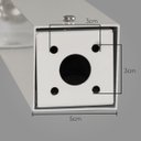 Ver imagem 3 de Poste Balizador Luminária Jardim 2 Focos Preto P/ GU10 MR11 ST2767