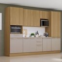 Ver imagem 1 de Cozinha Completa 6 Peças com Espaço para Micro-ondas e Tampo 320cm Elegance Luciane Móveis