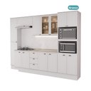 Ver imagem 6 de Cozinha Completa Milla Unique Plus 14 Portas 3 Gavetas MDF 310cm Branco Móveis Carraro