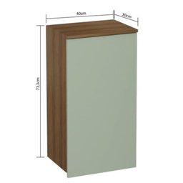 Armário Luciane Aéreo Fabi 40 cm 1 Porta - 3