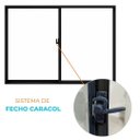 Ver imagem 3 de Vitro 02 Folhas 1,00x1,20 sem Bandeira / sem Grade Preto Linha Super Economica