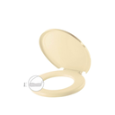 Ver imagem 4 de Assento Sanitário Almofadado Bege Prime Oval Banheiro - Herc