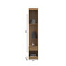 Quarto Modulado Selene 4 Peças Solteiro - 7