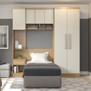 Ver imagem 1 de Quarto Modulado Selene 4 Peças Solteiro