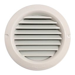 Grade de Ventilação Redonda Fixa com Colarinho 150mm - 1