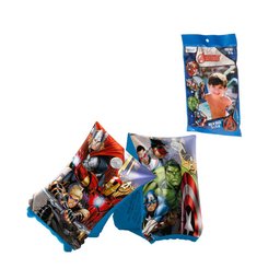 Boia de Braço Inflável Infantil Vingadores Marvel 23x14cm Criança Piscina Praia + Óculos Natação Mor - 3