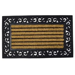 Capacho Emborrachado com Fibra Horizontal 45x75cm Kacyumara - 1