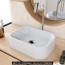 Ver imagem 2 de Cuba Pia para Banheiro Retangular 38cm Dalila C08 Branco Granit - Mpozenato