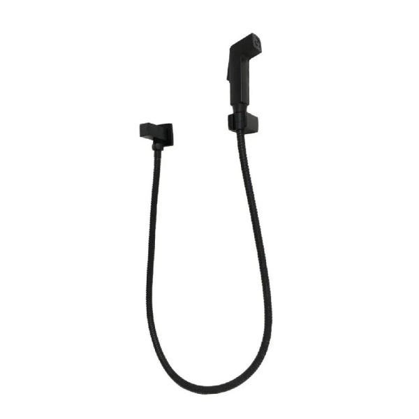 Ducha Higiênica Completa Quadrado Preto Fosco Black Matte - 2