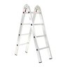 Escada de Aluminio Tesoura 8 Degraus Multifuncional 2,22m Garden Life Cor Cinza - 1