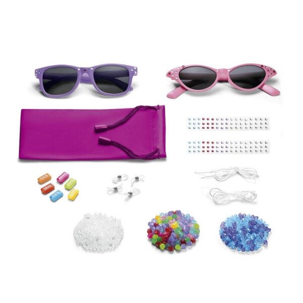 Kit My Style óculos de sol com acessórios para personalizar - 2