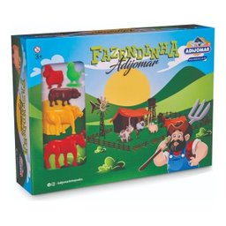 Brinquedo Fazendinha com animais completo 46 PCs Adijomar - 4