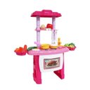 Ver imagem 5 de Cozinha Infantil Menina Completa Fogão Forno Pia sai aguá Com 43 Acessórios