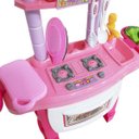 Ver imagem 6 de Cozinha Infantil Menina Completa Fogão Forno Pia sai aguá Com 43 Acessórios