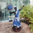 Ver imagem 3 de Orixás 7 Linhas da Umbanda Imagem em Resina 28 Cm