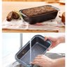 Forma assadeira teflon retangular antiaderente bolo pão forno 30cm - 2