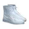 Capa de Chuva Para Calçados Tênis Sapato pés Transparente Ciclista Motoqueiro Impermeável - 3