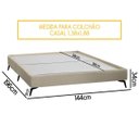 Ver imagem 3 de Base Cama Box Orgânica Japonesa Montreal para Colchão Casal 138x188 Bouclê Bege