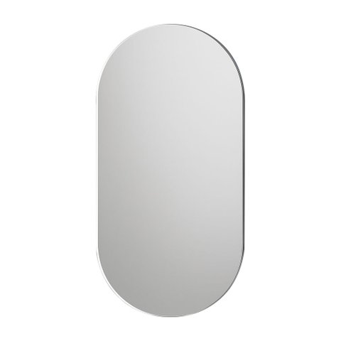 Espelho Base de Acrílico Retangular Oval Multiuso 15x20cm Decorativo com Adesivo Dupla Face