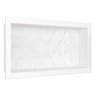 Nicho Para Banheiro 60x30 Mármore Sintético Cozimax Branco Textura - 1