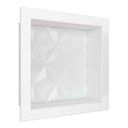 Ver imagem 1 de Nicho Para Banheiro 30x30 Mármore Sintético Cozimax Branco Textura