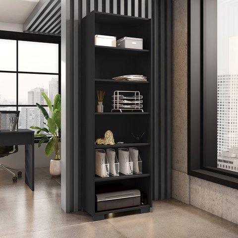 Estante para Livros 5 Prateleiras 188cmx60,5cm Office