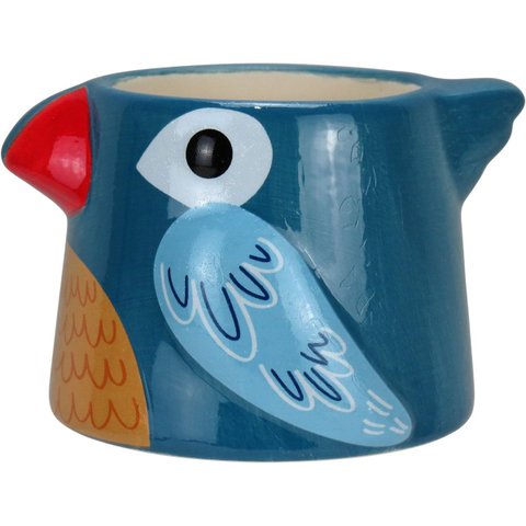 Cachepô Vaso Decorativo Home&co Cerâmica 7x9x10cm Azul