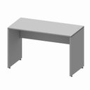 Ver imagem 2 de Mesa Escrivaninha Retangular X Escritório Pé Painel com Passa Cabos 120cm Executive Cinza