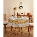Ver imagem 1 de Toalha de Mesa 4 Lugares Redonda 1,55m Pop Campestre 36660 Lepper