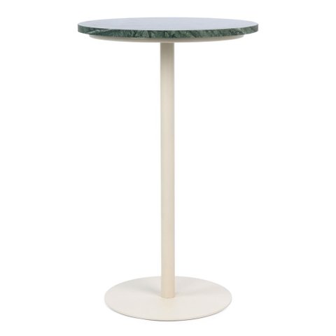 Mesa de Apoio Decorativa em Metal e Mámore 55cm 22766 Mart