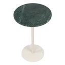 Ver imagem 2 de Mesa de Apoio Decorativa em Metal e Mámore 55cm 22766 Mart