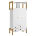 Ver imagem 2 de G. Roupa 3pts/2gav C/nicho Fantasia Branco 4375 - Qmovi
