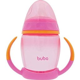 Copo Com Alça Removível Rosa copo de treinamento Buba - 3