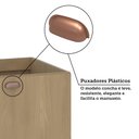Ver mais imagens de Balcão de Cozinha sem Tampo 80cm 1 Porta e 1 Gavetão Classic Luciane Móveis
