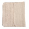 Tapete de Banheiro Quarto Algodão Retangular Vizapi Shiva 50x70cm Bege Amêndoa - 3