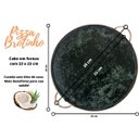Ver imagem 5 de Forma de Pedra Sabão para pizza 22 cm alças de cobre curada