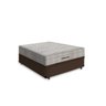 Cama Box Baú Casal 138 Tecido Sintético Marrom com Colchão Ortobom Airtech Spring Pocket D26 Bege 70 - 3