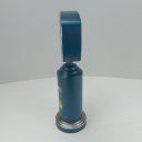 Ver imagem 3 de Relógio Decorativo de Metal Azul 36x15x10cm Parede Mesa Decoração Sala Cozinha