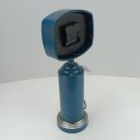 Ver imagem 5 de Relógio Decorativo de Metal Azul 36x15x10cm Parede Mesa Decoração Sala Cozinha