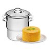 Cuscuzeira Tramontina Solar em Aço Inox com Alças e Tampa 14 Cm 2,2 L - 3