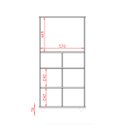 Ver imagem 7 de Armário Multiuso Luni 2 Portas 1 Gaveta Cozinha MB1 Cor Branco