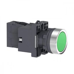 Botão De Plástico Iluminado 22mm 24V 1NA XA2EW (Cores) Schneider - 1