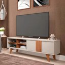 Ver imagem 1 de Rack Bancada Paraty 100% MDF Off White-Savana Permobili