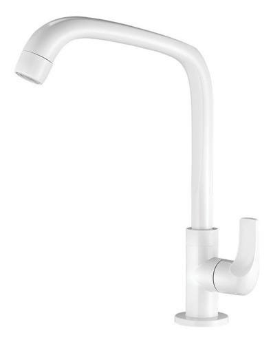 Torneira Cozinha Mesa Bancada Lorenzetti 1/4 De Volta 1167 F - Branco - 1